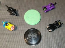 McDonalds Happy Meal Toys 1991 Batman Returns Complete Set Of 4 Batdisc Lids