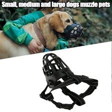 Maulkorb für kleine mittlere große Hunde Anti-Beißen-Korbmaulkörbe Reflektierend