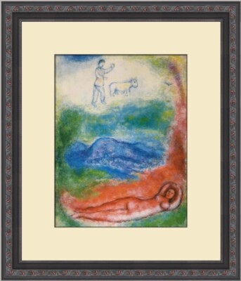 Marc Chagall Le Repos Custom Framed Print