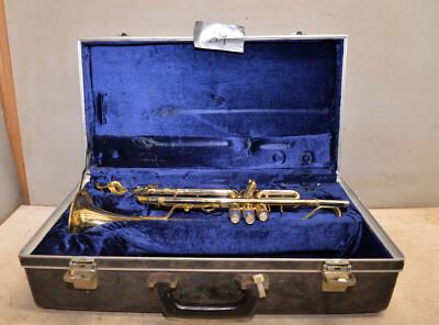 Amati  Kraslice model ATR-203 trumpet & case vintage musical instrument S4