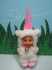 EASTER LAMB - 3" Russ Troll - NEW STORE STOCK W/ MINOR FLAWS