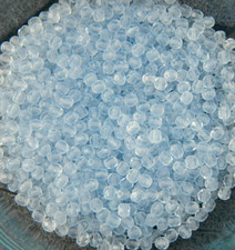 100 Pcs WHOLESALE 6mm CZECH GLASS FIRE POLISHED BEADS - LIGHT SAPPHIRE