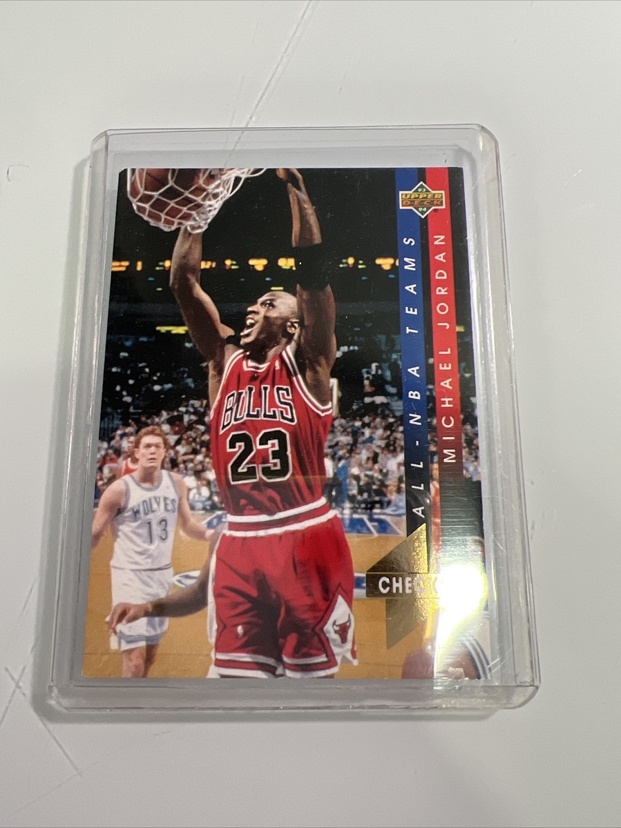 Michael Jordan 93 94 Upper Deck All NBA Teams Check List