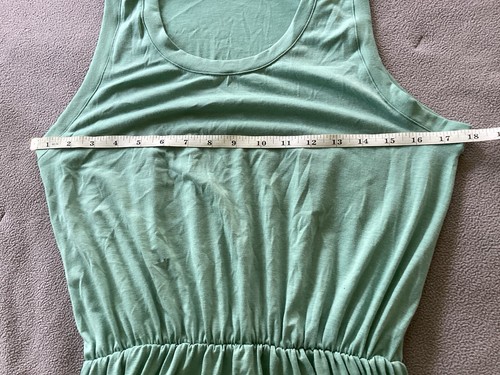 Abito donna verde smanicato maxi elastico in vita Cupshe nuovo con etichetta taglia small - Foto 5 di 10