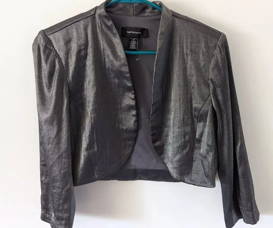 silver grey dress jacket for wedding Silver Gray Velvet Tuxedo Dinner Jacket With Trim - Wedding Tuxedo Blazer main image 1