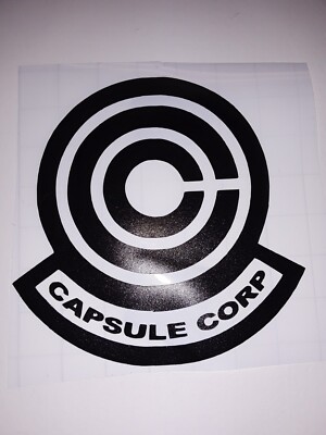Capsule Corp Logo Sticker Vinyl Decal Windows Walls Anime Waterproof!