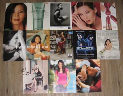 Lucy Liu ADs original FULL PAGED magazine clippings pages PHOTO advertisements