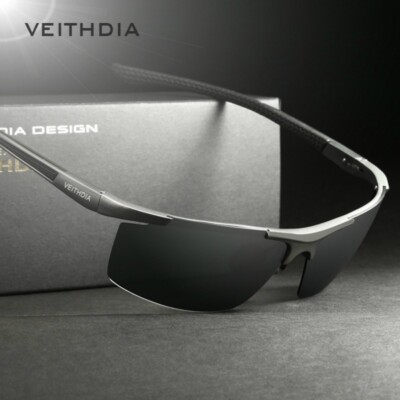 Aluminum Magnesium Polarized Driving Sunglasses Mens Outdoor Sport Glasses UV400