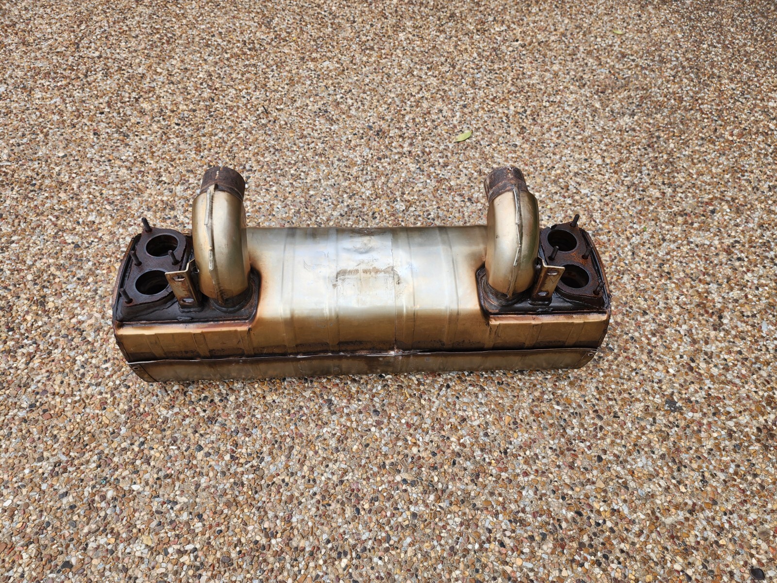 FERRARI 360 MODENA OEM FACTORY GENUINE ORIGINAL EXHAUST SYSTEM WITH PIPE TIPS
