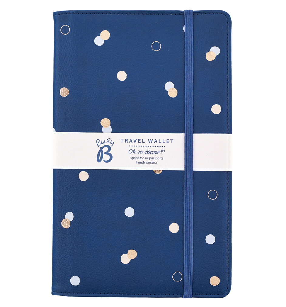 Busy B Travel Wallet Passport Holder Family Travel Wallet Travel