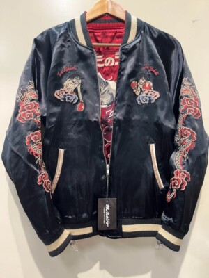 Ashita no Joe 55th Anniversary Zip reversible Scajan Black Size M