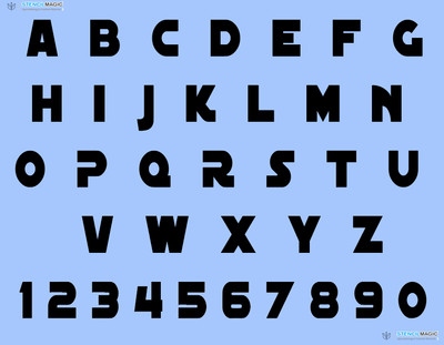 star wars font alphabet letters multiple sizes 7 mil stencil ebay