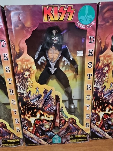 1998 KISS DESTROYER 24" 4 Figures. Boxes Have Wear - Picture 7 of 20