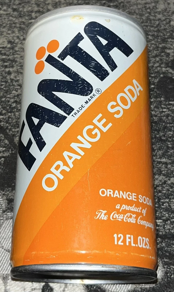 VINTAGE FANTA ORANGE SODA PULL TAB STEEL CAN | eBay