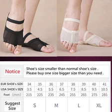 2020 Belly/Ballet Dance Toe Pad Foot/Feet thong Protection Dance Socks S M L XL