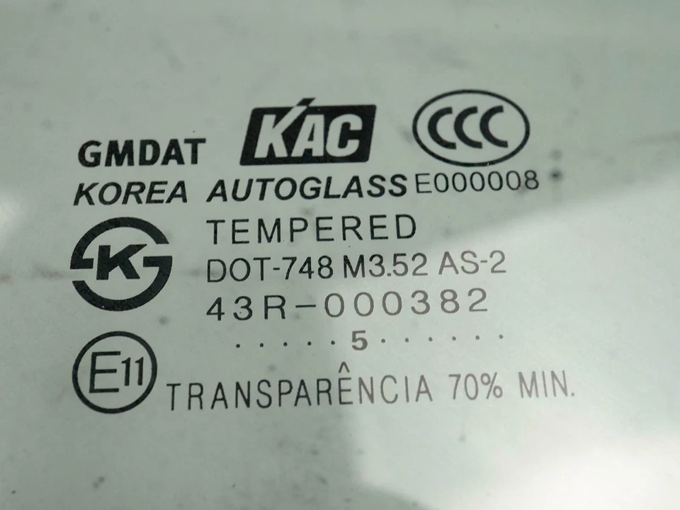 2005 - 2008 Suzuki Reno Forenza Window Glass Door Front Right Passenger Rh Oem - Изображение 3 из 4