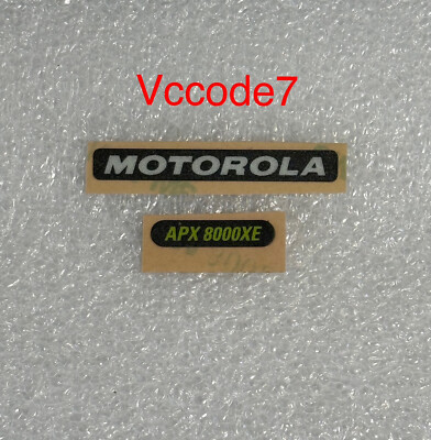 Motorola Label for APX 8000XE and APX 8000XE Label