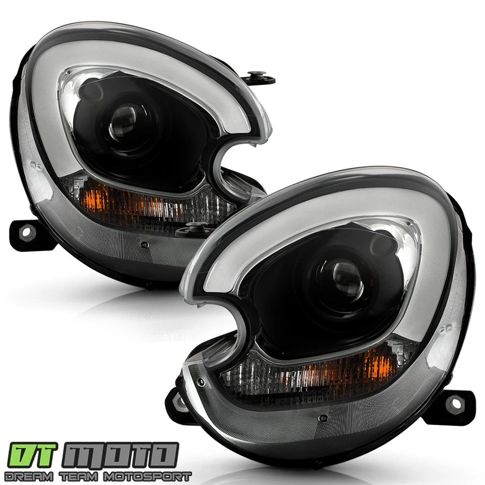 2011-2016 Mini Cooper Countryman HID/Xenon w/o AFS LED Tube Projector Headlights - Изображение 3 из 4