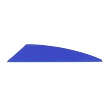 Tac Vanes 2.25" x .47" Driver Blue Polymer Fletching - 80TAC-0360802-1190