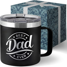 Best Dad Ever Gifts for Fathers Day Mug from Daughter - Dad Mug Tumbler Dads Gif