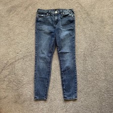 True Religion Halle Women's Mid-Rise Super Skinny Jeans Size 32