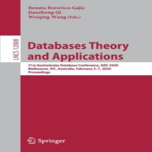 Databases Theory and Applications 31st Australasian Database Conf