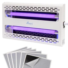 11W 100V-240V LED Wall Mount or Table Standing Sticky Fly Trap Lamp for Captu...