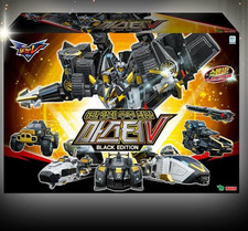 TOBOT V Master V Black Edition 6-in-1 Ultimate Transforming Robot Figure