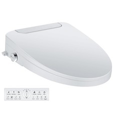 Electric Bidet Toilet Seat, Elongated, Warm Water with Air Dryer, Heated Seat an