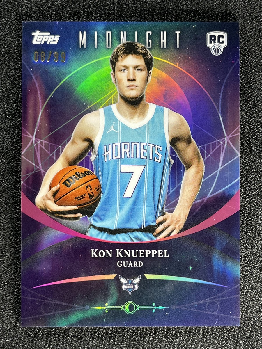2025-26 Topps Midnight Kon Knueppel #64 Twilight Rookie RC Hornets /99