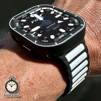 Polar Ops Mod Kit for Apple Watch Ultra 49mm -Rugged 2 Tone Band And TPU case