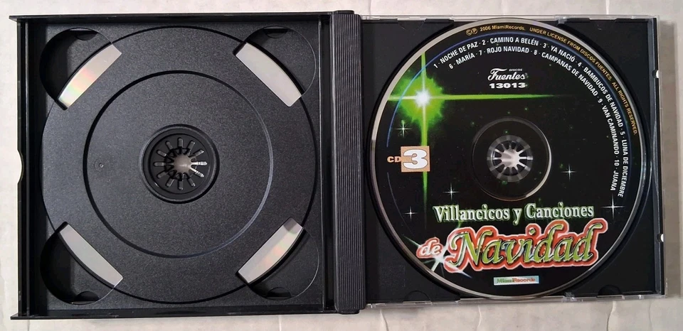 Villancicos y Canciones de  Navidad Christmas 3 CD Spanish EL BURRITO DE BELEN Foto 4 de 4