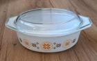 Vintage Pyrex 1.5 Quart Town And Country Oval Casserole 043 With Lid 943C Read*