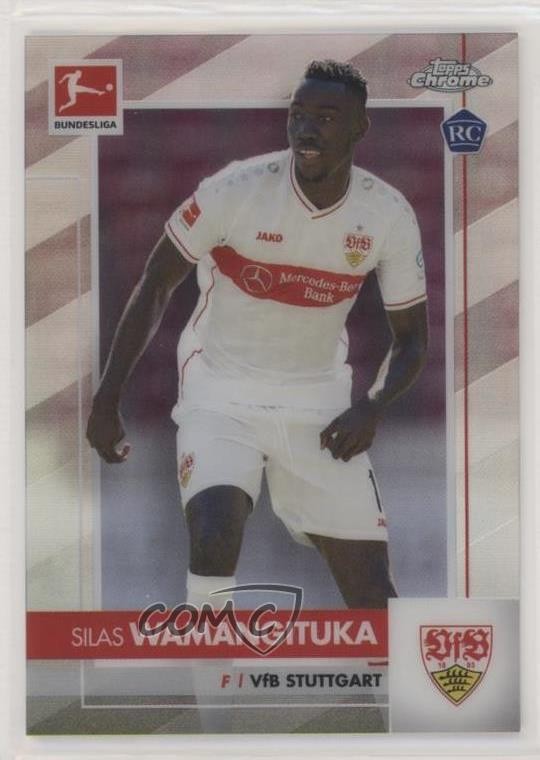 2020-21 Topps Chrome Bundesliga Refractor Silas Wamangituka #93 7s2