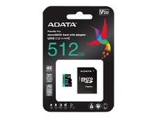 ADATA Premier Pro 512GB MicroSDXC Class 10 100 AUSDX512GUI3V30SA2-RA1
