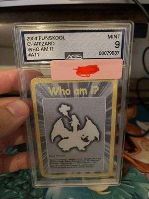 Pokemon 2004 Funskool Charizard Who Am I #A11, AGS 9 Mint