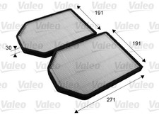 Innenraumfilter VALEO ESSENTIAL 698790 Partikelfilter für AUDI 4D8 4D2 A8 D2 TDI