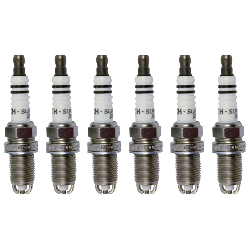 URO Wires set & 6 Bosch Spark Plugs Kit For BMW E36 325i 2.5L L6 (1992-1993) - Image 2 of 3