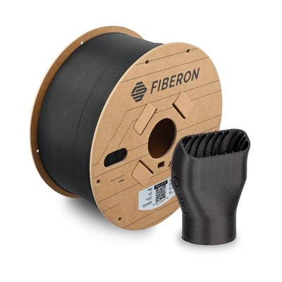 Polymaker Fiberon PA6-CF Carbon Fiber Nylon Filament 1.75mm Black 3kg, Fibero...