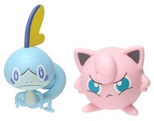 Pokmon - Battle Figure 2 Pack - Jigglypuff and Sobble