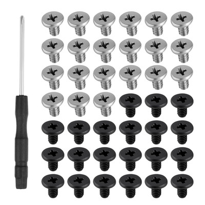 50 Pcs M.2 SSD Mounting Screws Kit NVMe PCIe Laptop Screw Set with Screwdriver