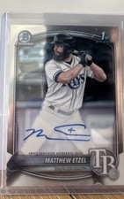2025 Bowman Chrome - Prospect Autographs Matthew Etzel, Matthew Etzel #CPA-ME...