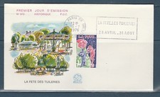enveloppe 1er jour    la fete    75  Paris  flamme   1976