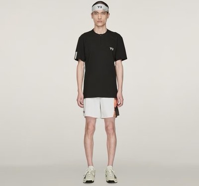 Y-3 TENNIS SHORTS AND LEGGINGS SET