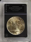 1922 US Peace Silver Dollar $1 Nice Gem Unc Bradford Slab