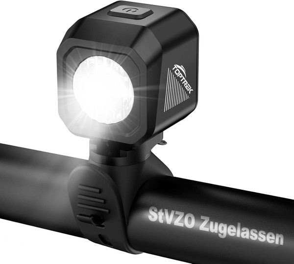 Fahrradlicht Led Stvzo USB-C Aufladbar Wasserdicht 5-8H Akkulaufzeit Rennrad-image
