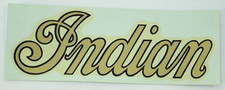 Vintage NOS Indian Motorcycle Gas Tank Decal Gold w/ Black Outline