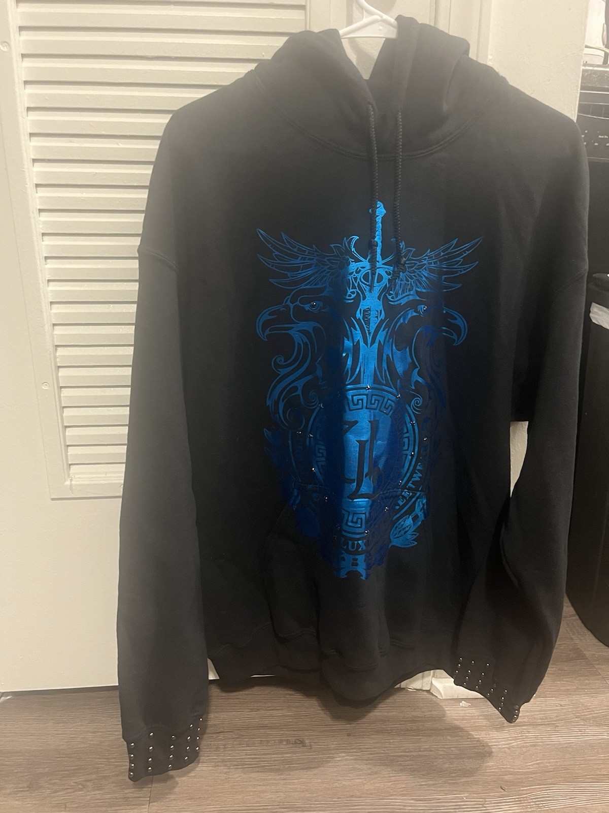 Urban legend by Edward black   hoodie with a bold design # y2k style hoodie