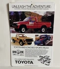 Toyota 1978 4 x 4 Vintage Truck Advertisement New Metal Garage Art Man Cave Sign