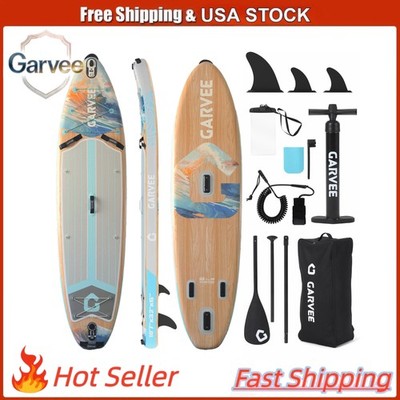 Inflatable Rise Paddle Board 10.6ft Stand Up Paddle Board Lightweight PVC 450LBS